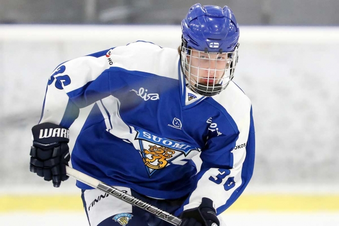 Game Worn Nikita Alexandrov Charlottetown Islanders Helmet