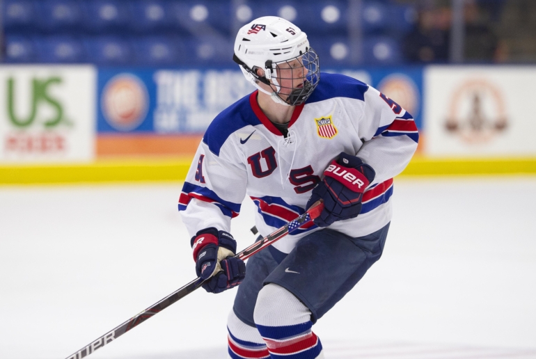 NHL draft profile: Luke Hughes, NTDP defenseman